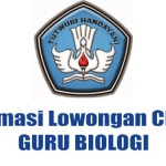 Formasi Lowongan CPNS Guru Biologi