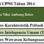 Nilai Batas Kelulusan CPNS/Passing Grade Kelulusan CPNS